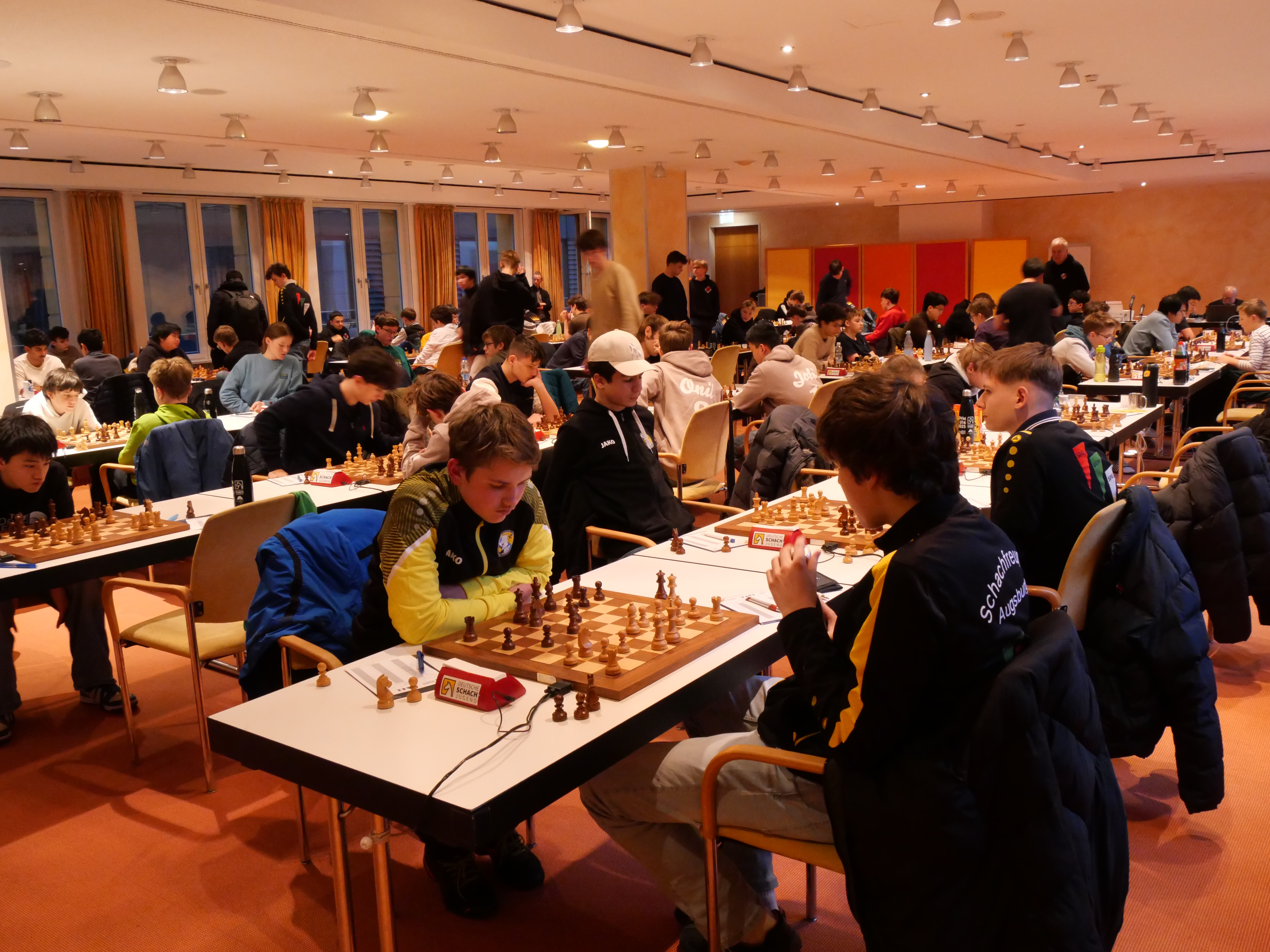 Blick in den Turniersaal