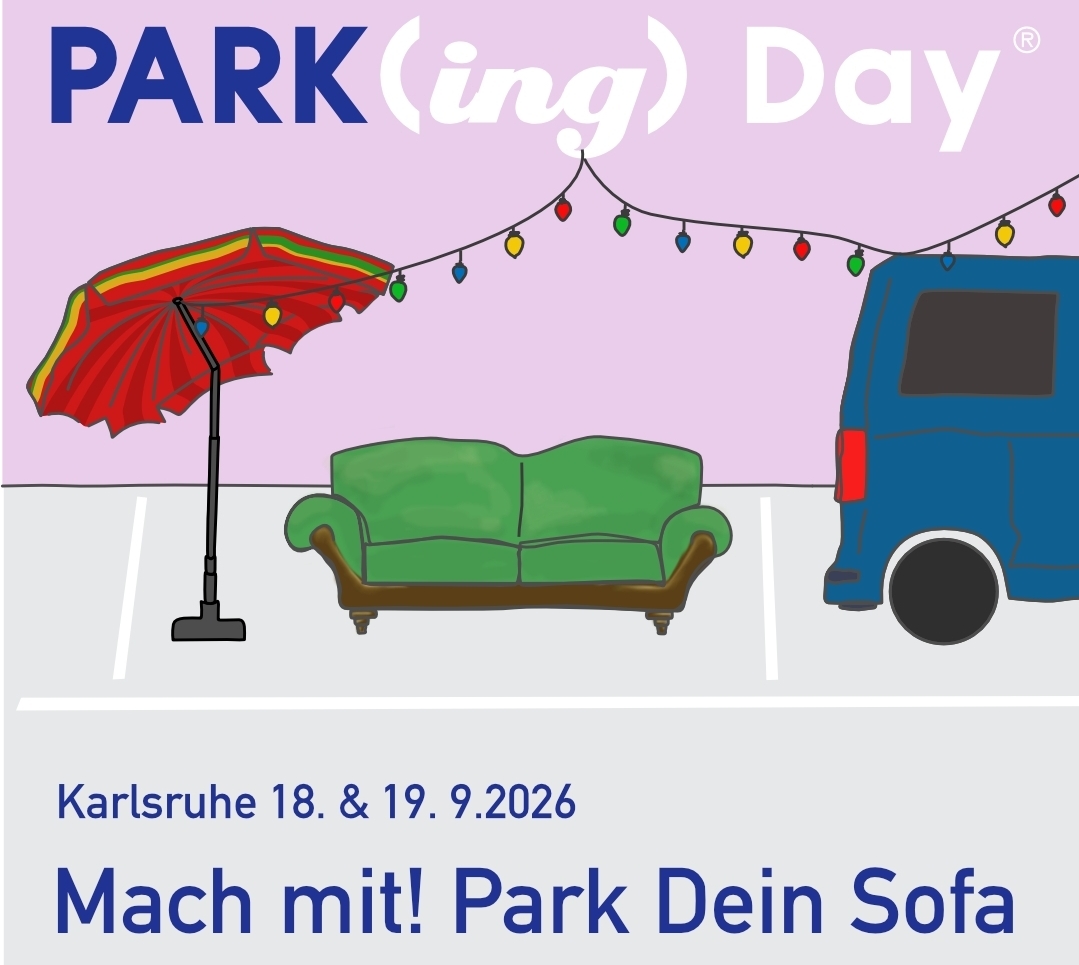 Park(ing) Day Karlsruhe: Schach statt Parkplatz